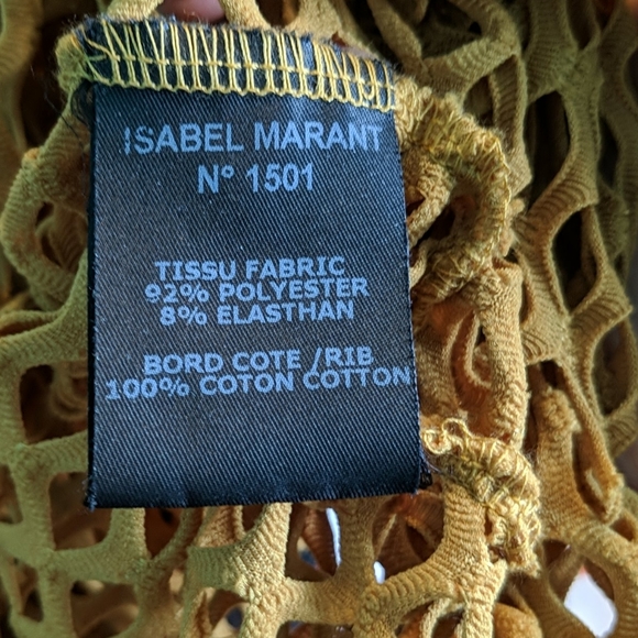 Isabel Marant fishnet dress size S in EUC - Picture 3 of 5